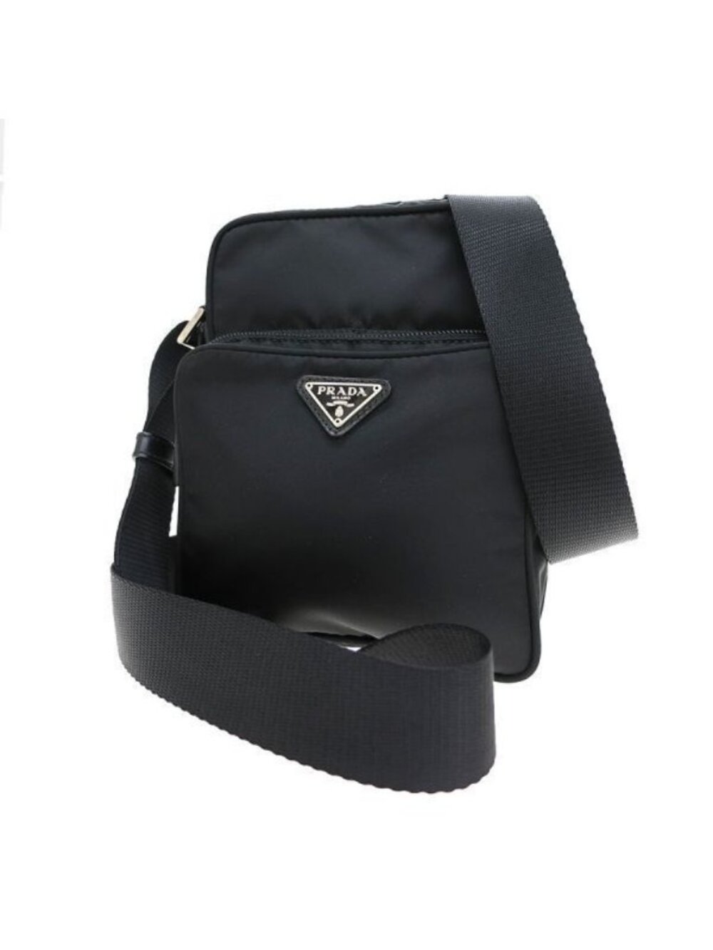 Prada Nylon Shoulder Bag Black